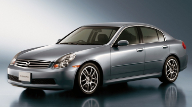 Коврики из экокожи 3D Nissan Skyline (V35) 2001-2007 седан (правый руль)